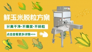 鮮玉米脫粒方案